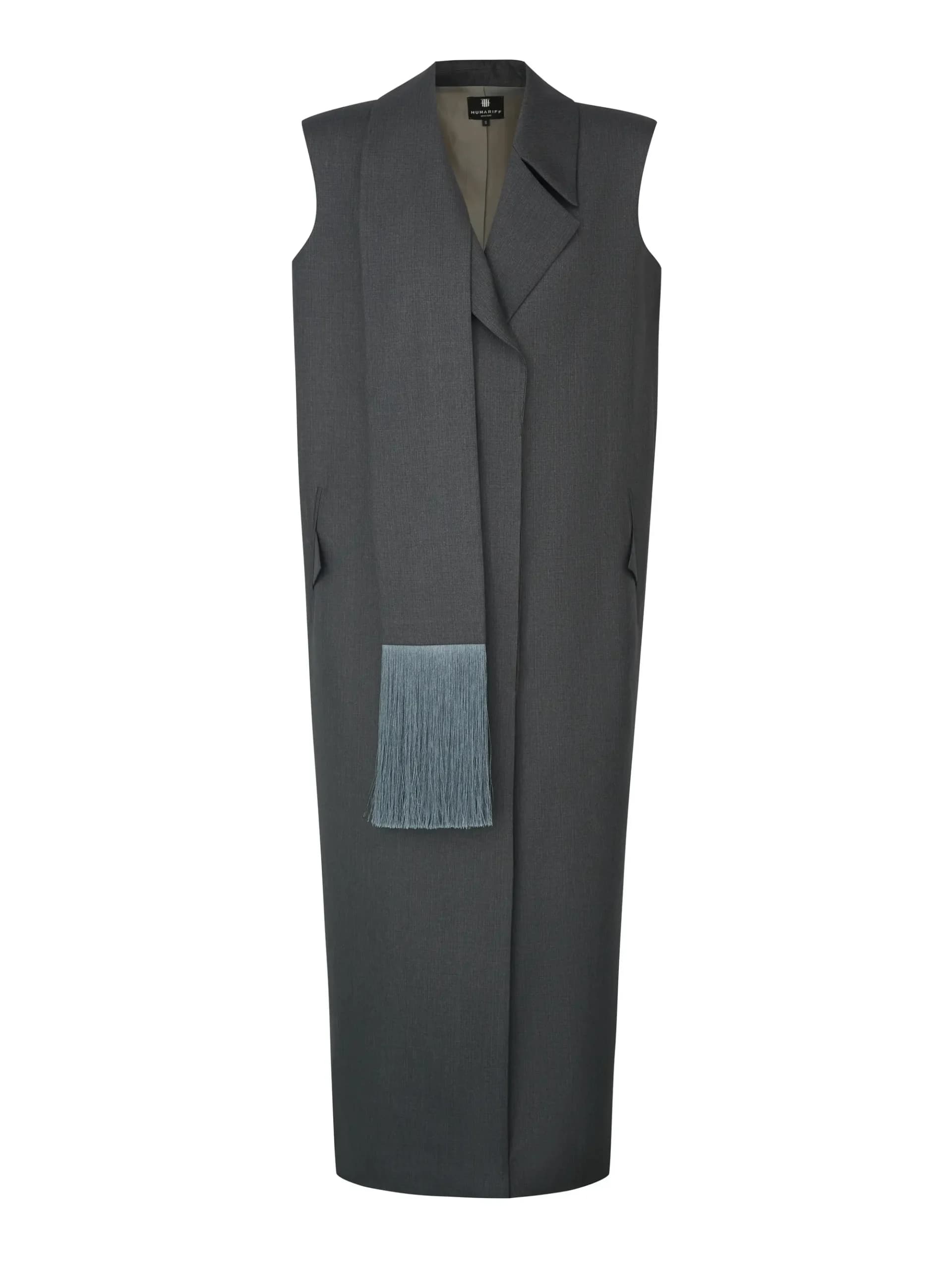 Humariff Жилет с акцентной шалью Graff — Living Motion Collection