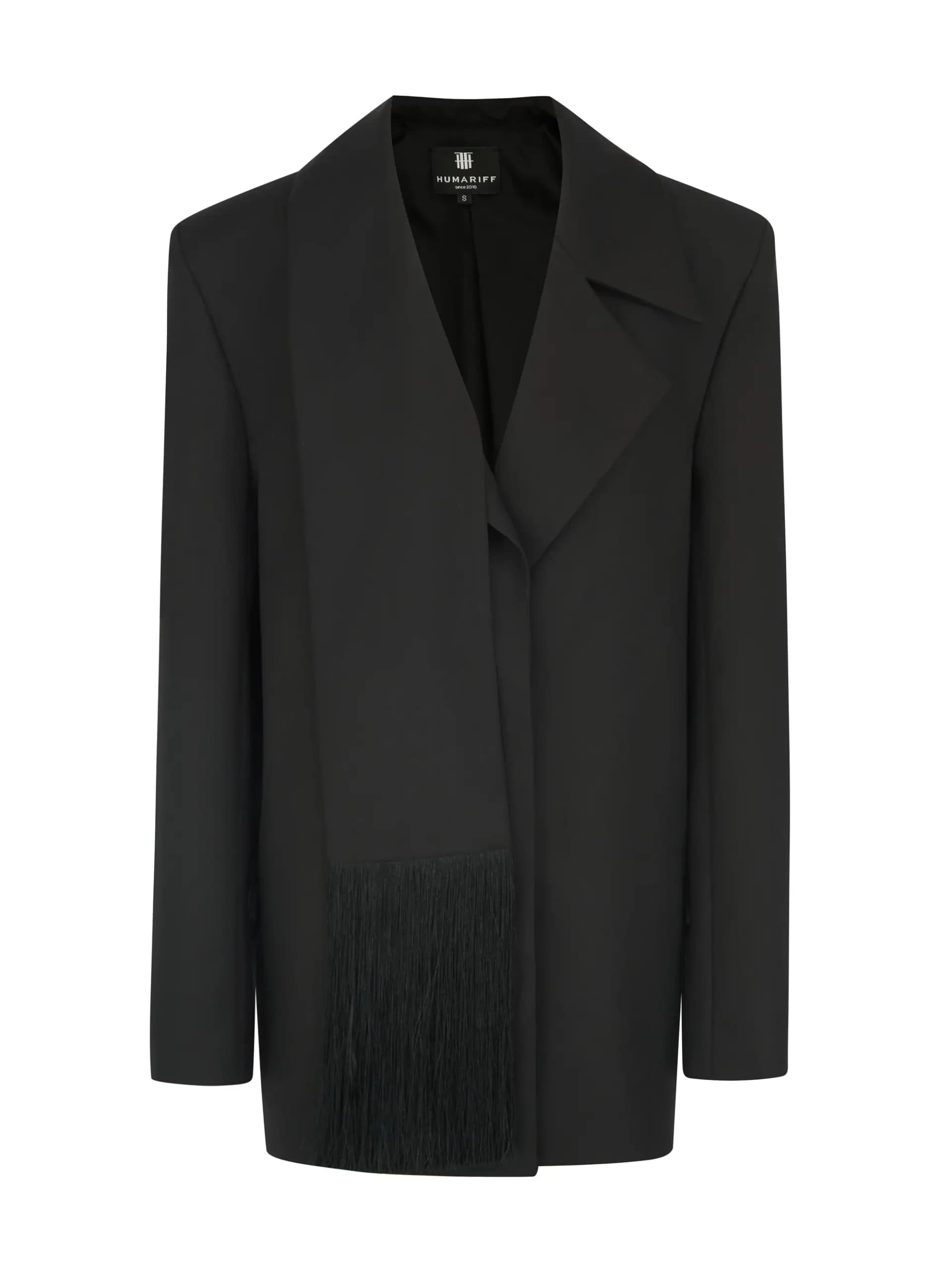 Пиджак «Black Opium» с бахромой — HUMARIFF