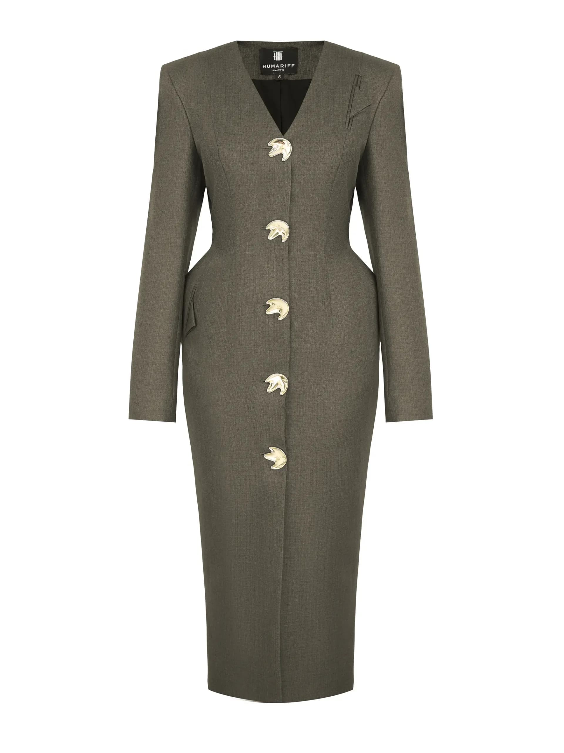 Humariff Силуэтное платье-пиджак Moco — Living Motion Collection