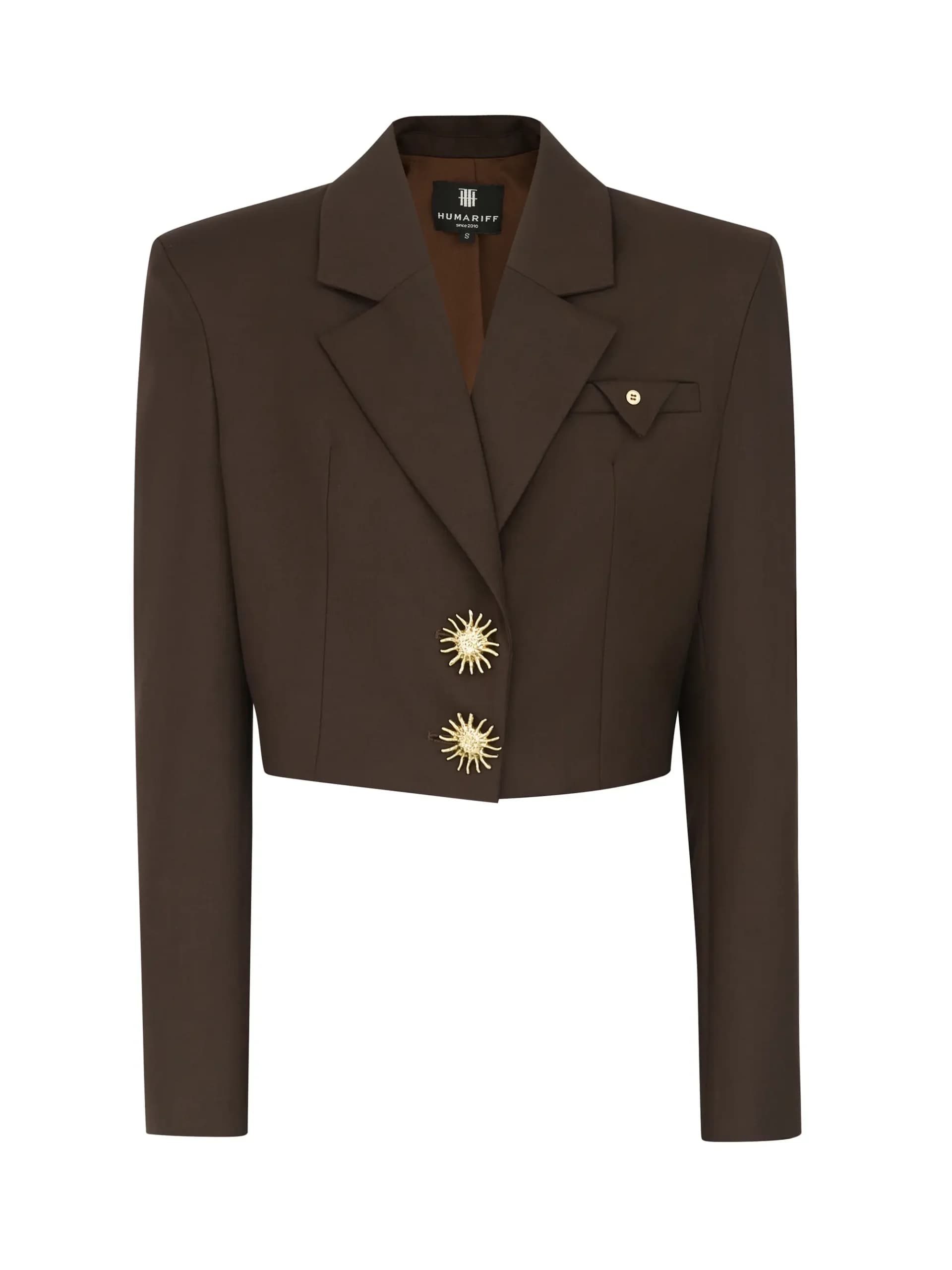HUMARIFF Укороченный пиджак «Choko» — Art of Living Collection