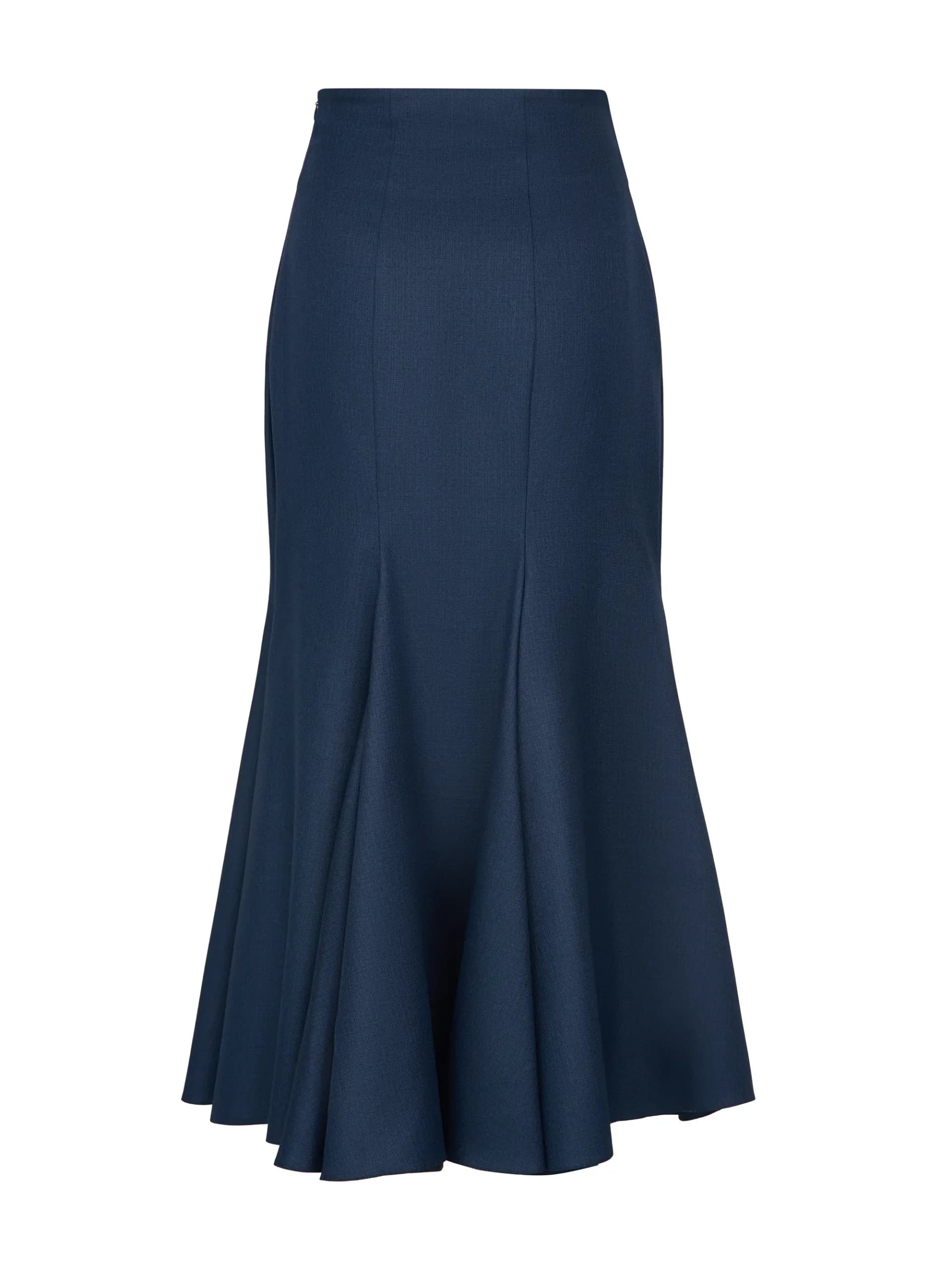 HUMARIFF Юбка-годе миди «Navy» — Art of Living Collection