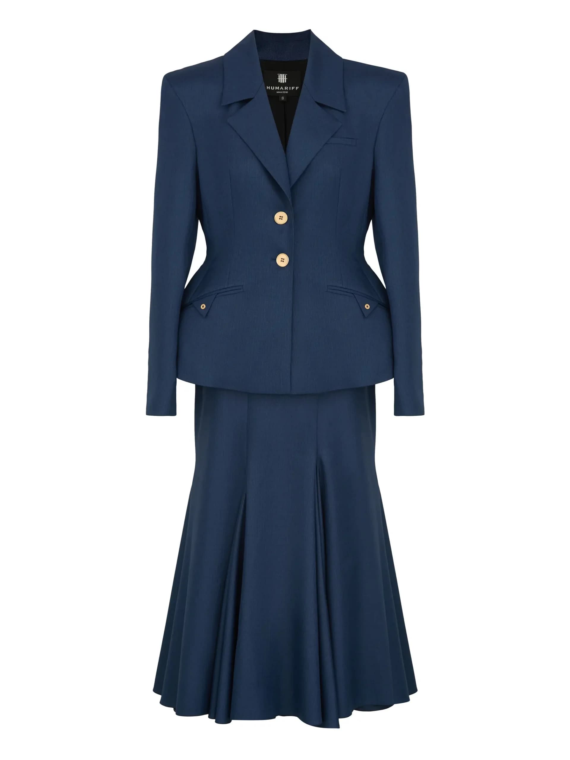 Humariff Силуэтный пиджак Navy — Living Motion Collection