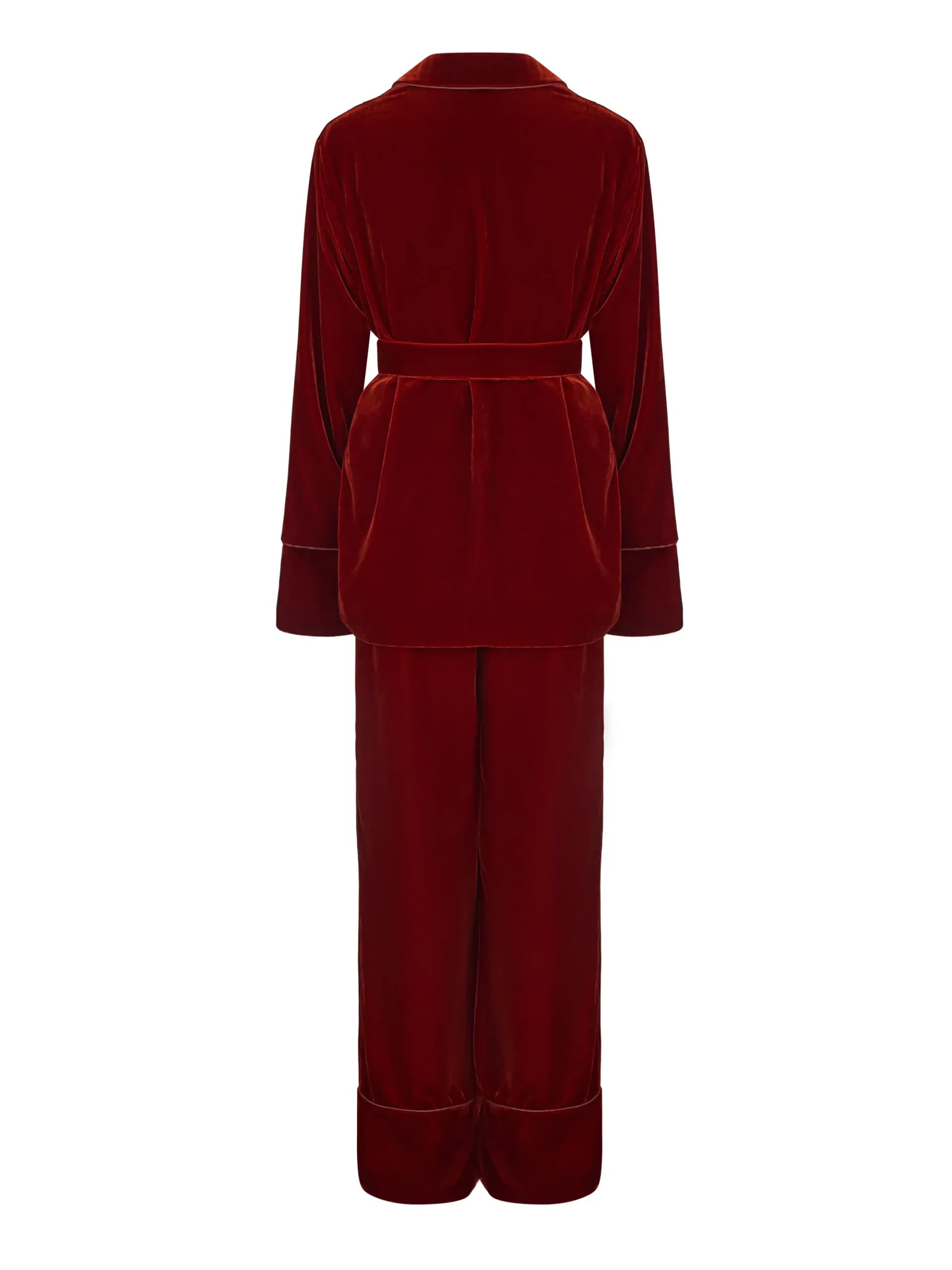 Бархатный костюм “Sexy-Red”