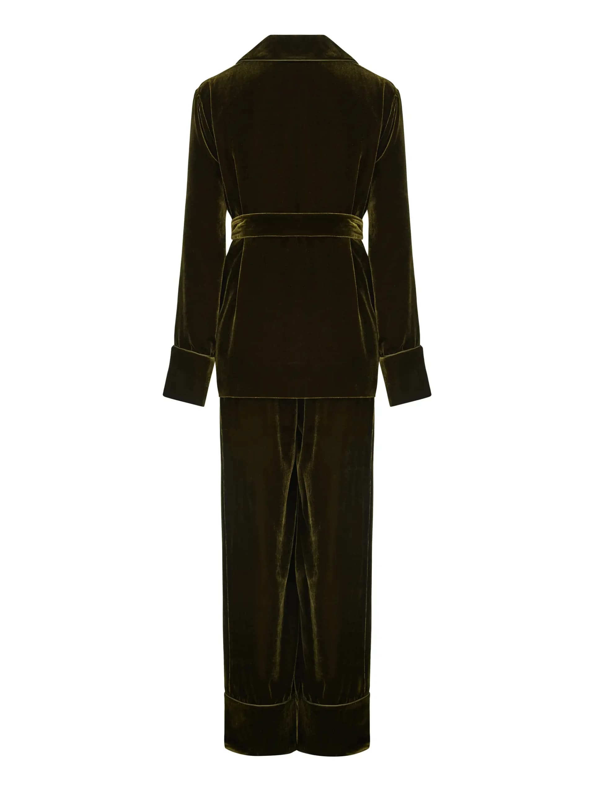Velvet Suit Olive