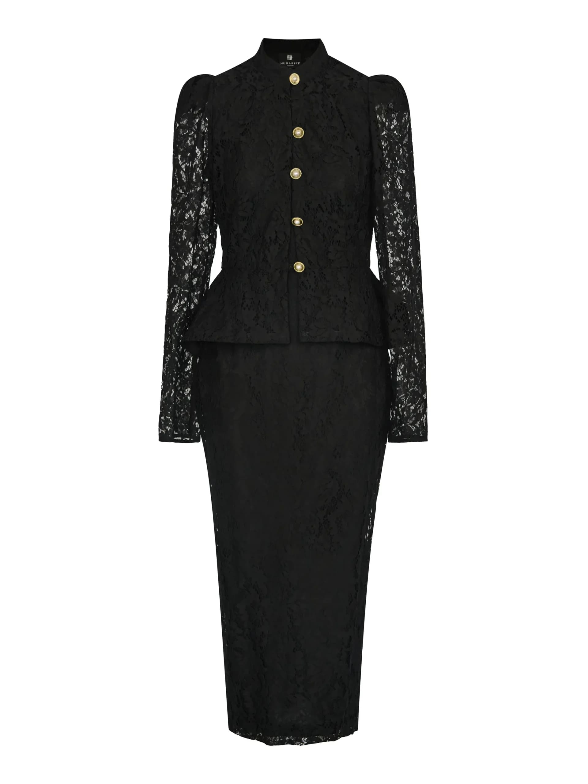 Кружевной костюм «Opium» с длинным рукавом